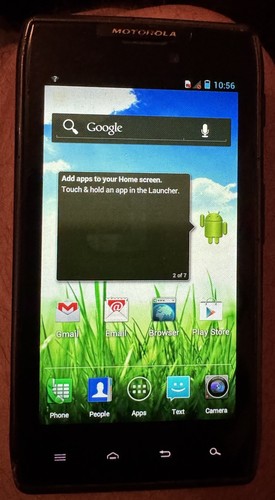 Motorola razr droid - 8gb, xt908